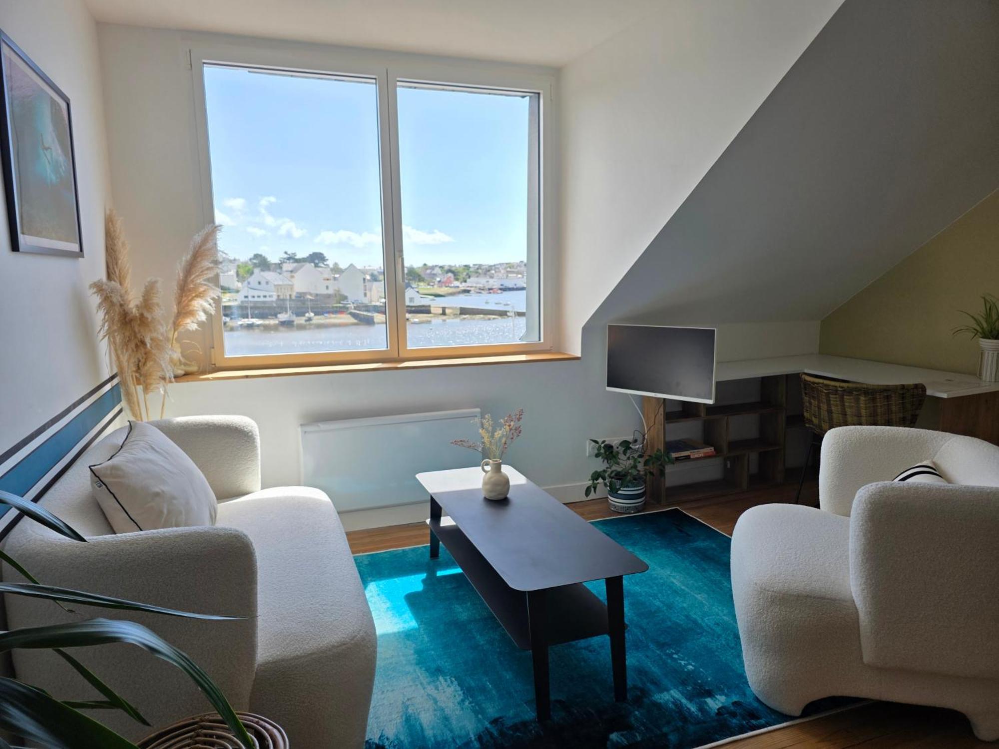 Anatoline Audierne Appartements Vue Mer - Sea & Harbor Stay Habitación foto